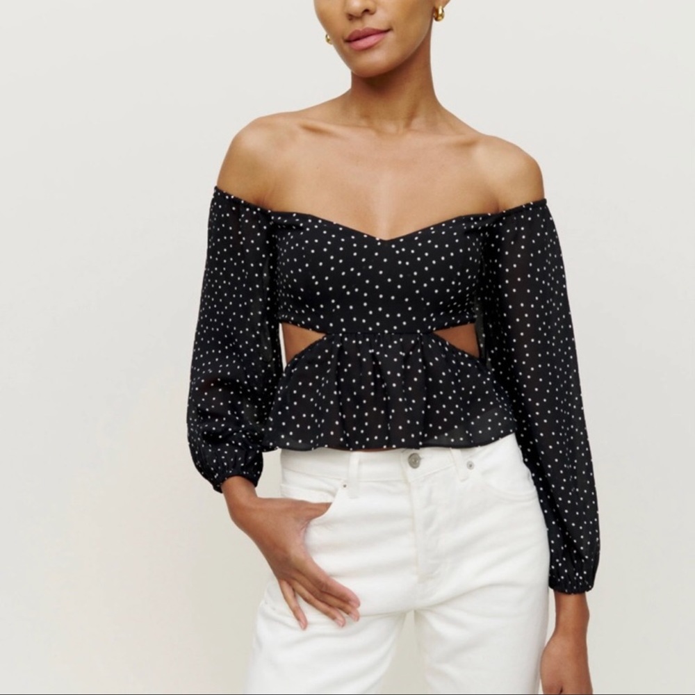 Reformation laraine top sz 8 NWT